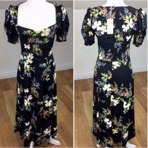 Reformation Lacey Midi Dress in Isabella Floral
